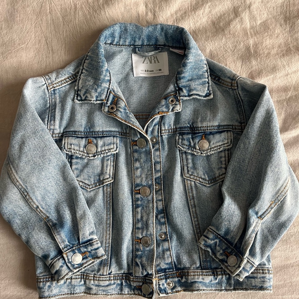 Zara Light Blue Denim Jean Jacket